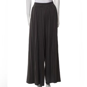 Lunya 100% Pima Cotton Charcoal Wide Leg Yoga Lounge Pants